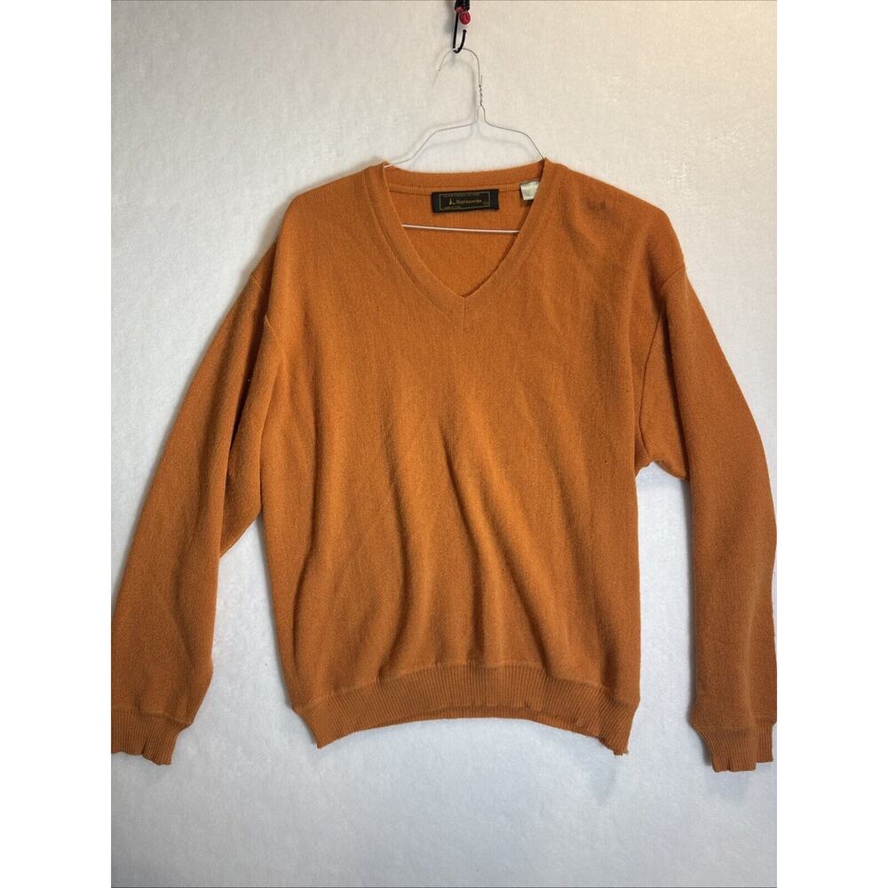 Peru Unlimited Men's Baby Alpaca Wool Blend V Neck Sweater Pullover Medium